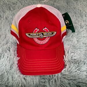 Vintage Pebble Beach Golf Trucker Hat - Snapback, New with Tags!